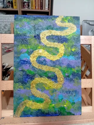 Cuadro abstracto acrílico