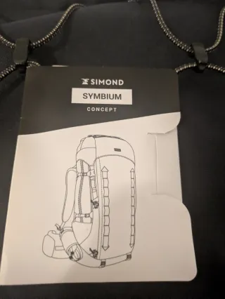 Mochila Simond Negra Excursionista 50+10