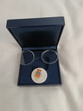Moneda Plata 40 Euros Princesa Leonor con estuche