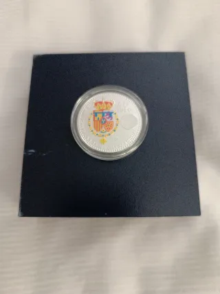 Moneda Plata 40 Euros Princesa Leonor con estuche