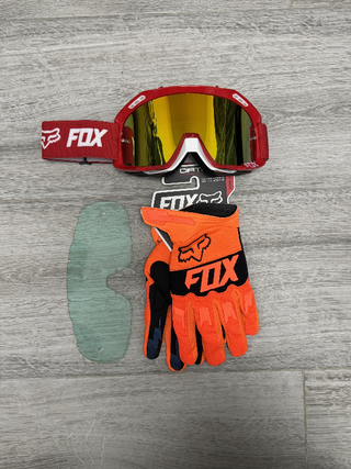 Pack FOX: Gafas + Guantes + Lente Extra 117