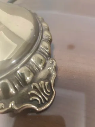 Lámpara de mesa bronce/latón 30cm