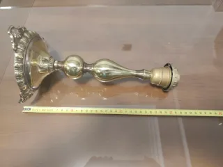 Lámpara de mesa bronce/latón 30cm