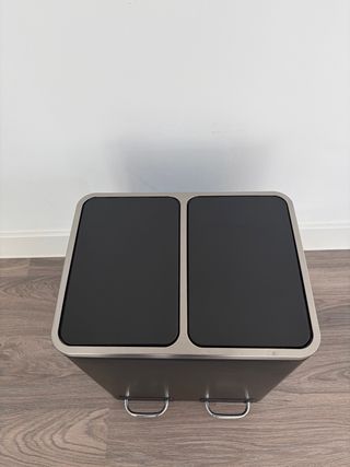 Cubo Basura Doble Songmics 2x15L