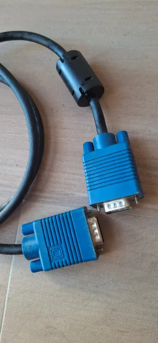 Cable VGA Azul con Ferrita