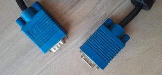Cable VGA Azul con Ferrita