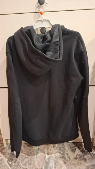 Sudadera Adidas Negra Media Cremallera