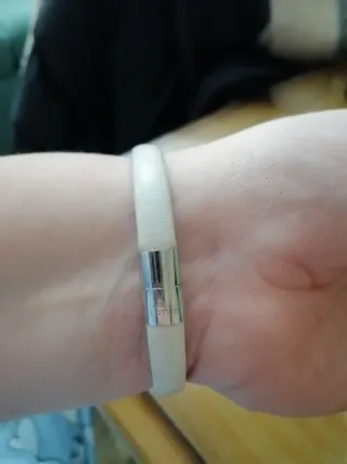 Pulsera Lotus Piel Abalorios Acero