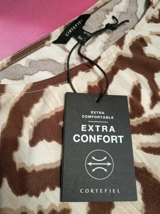 Vestido Cortefiel Estampado Animal Print Talla M