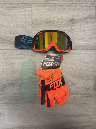 Pack FOX: Gafas + Guantes + Lente Extra 119