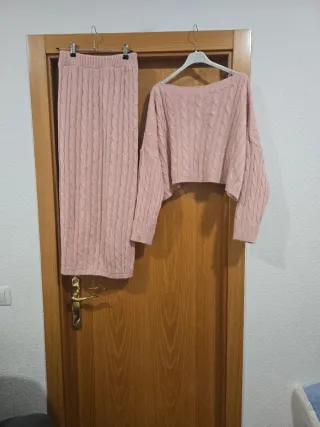 Conjunto de punto rosa