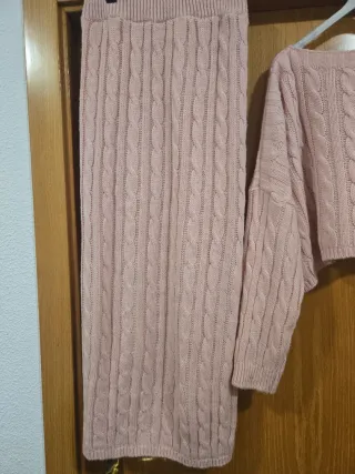 Conjunto de punto rosa