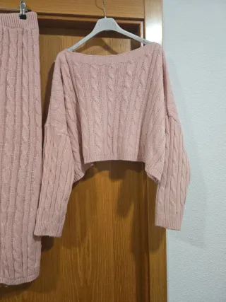 Conjunto de punto rosa