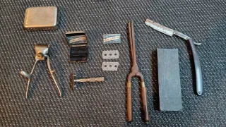 Objetos de aseo vintage de colección