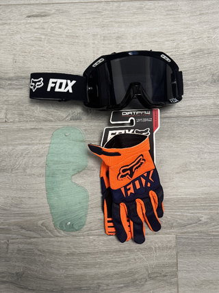 Pack FOX: Gafas + Guantes + Lente Extra 121
