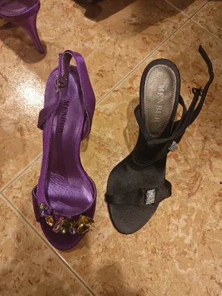 Lote 19 pares sandalias fiesta nuevas marca Avance