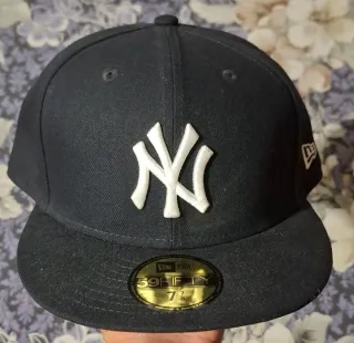 Cappello New Era Yankees Nero Bianco