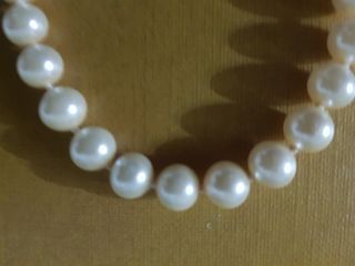 Pulsera de perlas con cierre plateado