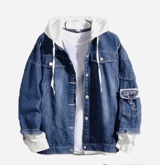 Chaqueta vaquera Naruto Sello con capucha