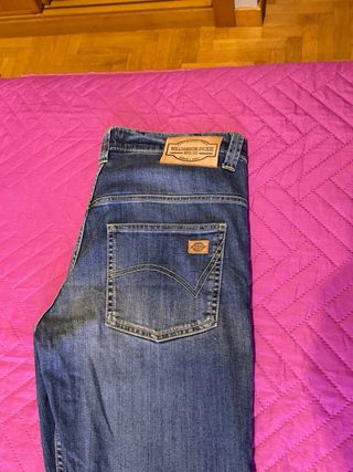 Pantalones Dickies Azules Talla w34L34 Slim fit