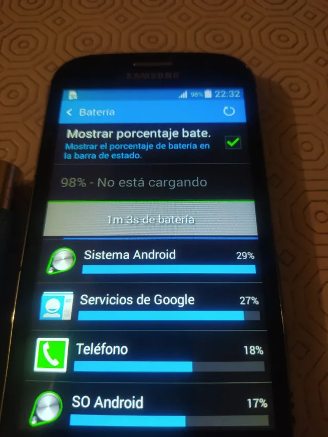 Samsung Móvil Negro