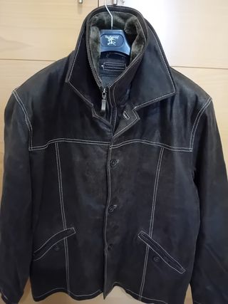 Cazadora de piel Leathertex Marrón