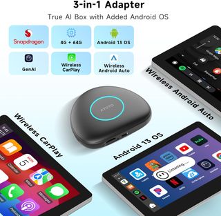 Adaptador CarPlay / Android,4G+64G LTE Android Box
