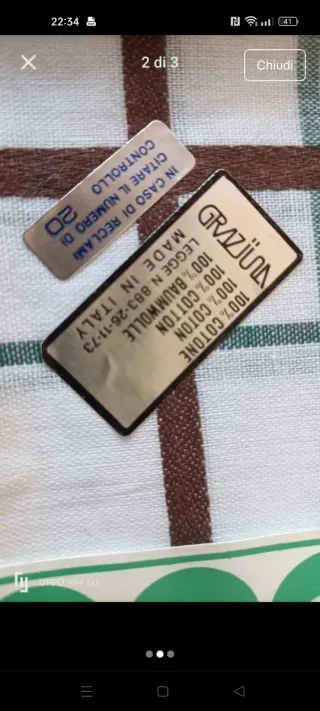 6 fazzoletti uomo cotone nuovi in scatola