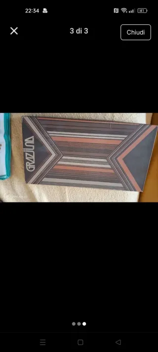 6 fazzoletti uomo cotone nuovi in scatola