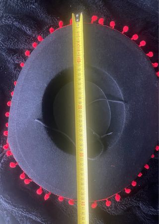 Disfraz Mascarada Negro y Rojo. Zorro