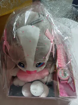 Lote regalo peluche, reloj y velas