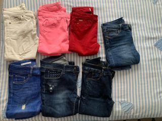 Lote Vaqueros Stradivarius, Pull&Bear, Zara