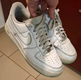 Nike Air Force 1 Bianche/verdi Usate