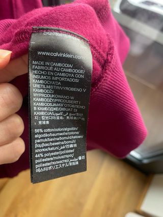 Sweatshirt Calvin Klein Fucsia-Homem