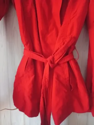 Gabardina Lefties Roja Talla L