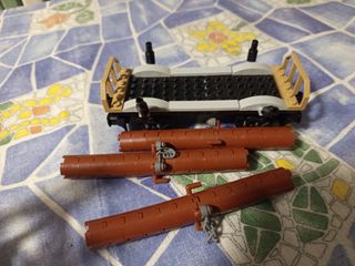 Lego Tren Vagón con Troncos set 60198