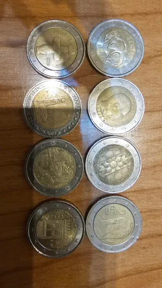 Lote 22 Monedas 2 Euros Conmemorativas