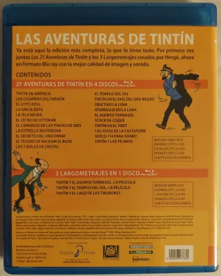 Las Aventuras de Tintín Blu-ray