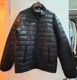 Chaqueta acolchada negra