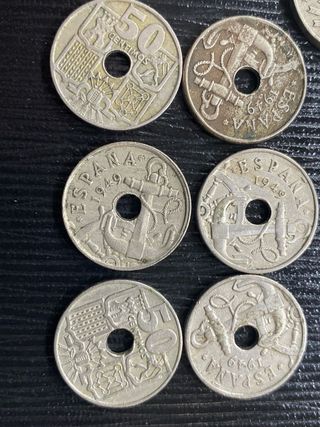 10 Monedas Españolas 1925-1949
