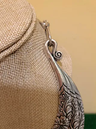 Collar Étnico Plata 3 Capas Elefantes