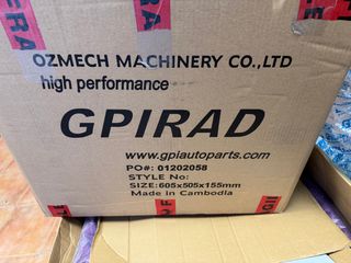 Radiador y componentes de aluminio