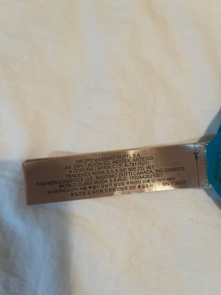 Camiseta Massimo Dutti tirantes turquesa