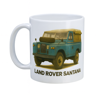 Taza Cerámica Land Rover Santana Clásico