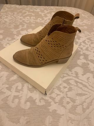 Botines Alpe Ante Beige. Utilizados 1 sola vez .