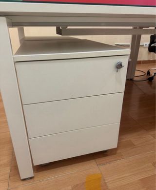 Cajonera de oficina madera/melamina. Sin llaves