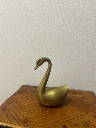 Cisne de Bronce Vintage 16cm 650g