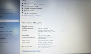 Lenovo Ideapad 320 - Pantalla 17"