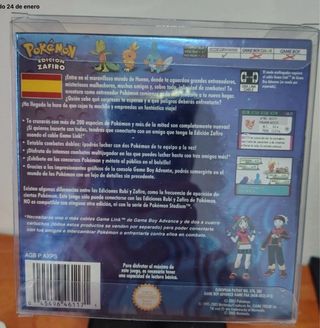 Pokémon Edición Zafiro GBA ESP