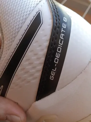 Zapatillas Asics Gel Dedicate 8 Blancas